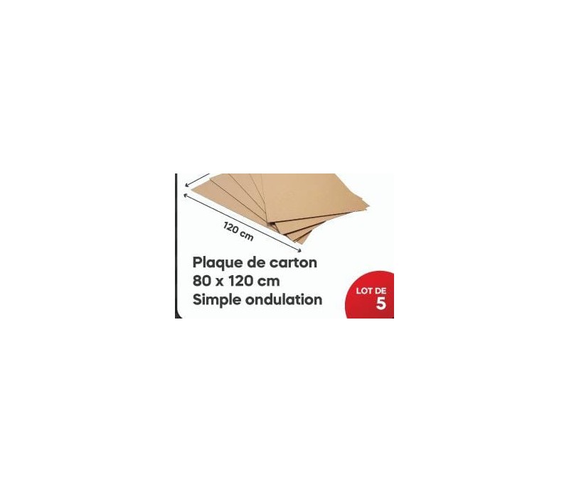 Plaque de Carton 80*120Cm