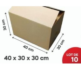 Carton Kraft 40*30*30Cm