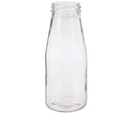 Bouteille 1L en verre avec Capsule Argent, Diam 53