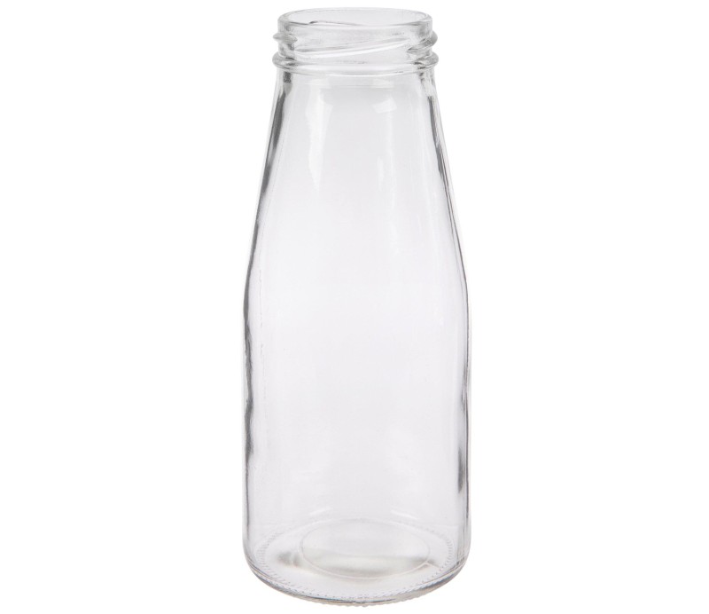 Bouteille 1L en verre avec Capsule Argent, Diam 53