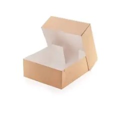 Boite Gâteau 20*20*7Cm En Kraft