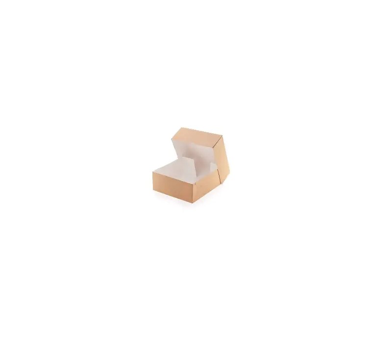 Boite Gâteau 20*20*7Cm En Kraft