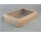 Box With Window Lid Kraft 155*155*5 Mm