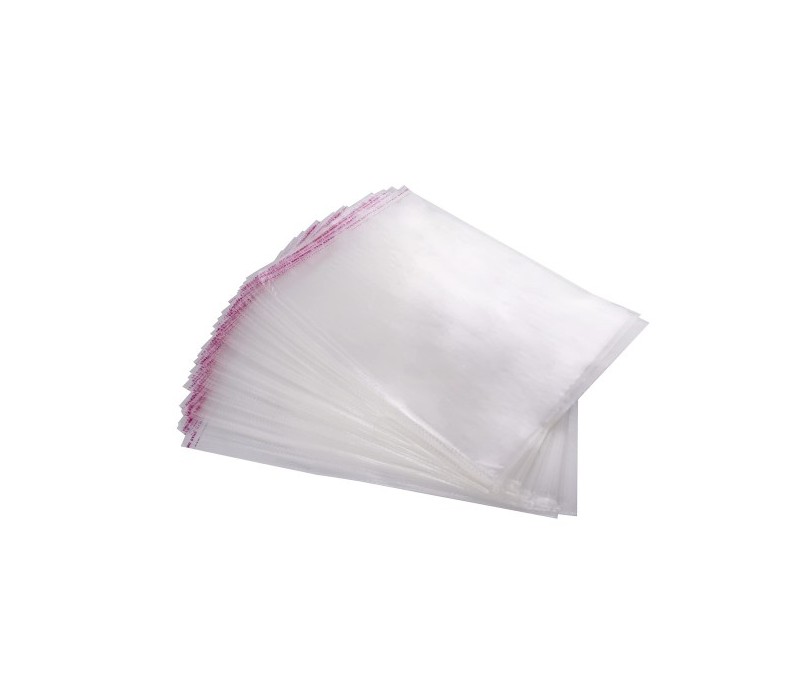 Pochettes transparente 30x40cm avec fermeture adhésive lot de 100