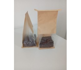 Sac en papier Kraft avec fenêtre transparente 22*27,5Cm