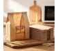 Sac en papier Kraft avec fenêtre transparente 22*27,5Cm