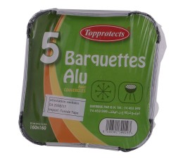 5 Barquettes 160/160 AC
