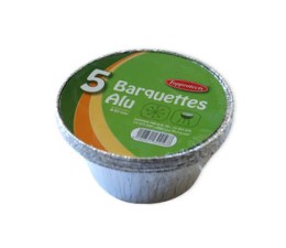 5 Barquettes Alu Diam 85mm AC TOPPROTECT