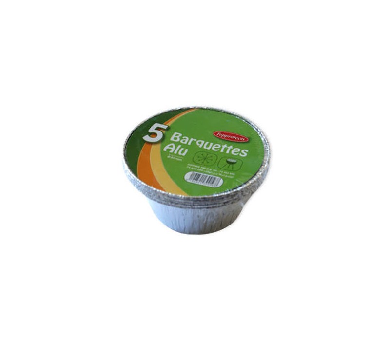 5 Barquettes Alu Diam 85mm AC TOPPROTECT