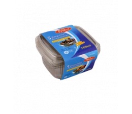 5 Barquettes PET 375ML  TOPPROTECT