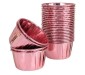 Lot de 25 Boîte à cupcake lazer rond rouge