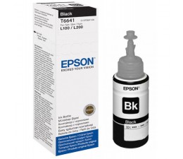 زجاجة حبر قابلة للتكيف EPSON T6641 أسود 70ML L100/200/800