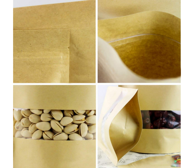 pochette zip en Kraft Tunisie