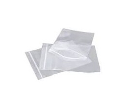 Sachets transparent Fermeture Zip 8x12