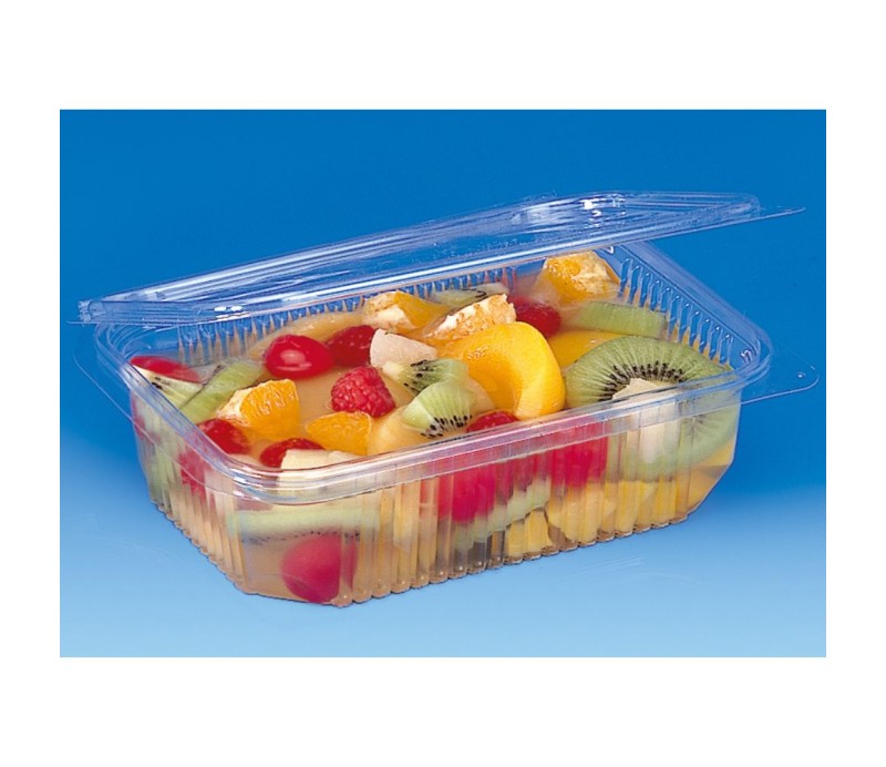 BOITE 1000 ML RETANGULAIRE AVEC COUVERCLE ATTACHÉ