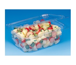 BOITE 1000 ML RETANGULAIRE AVEC COUVERCLE ATTACHÉ