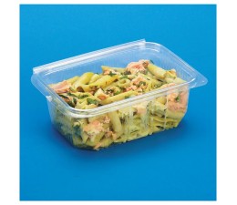 BOITE 1000 ML RETANGULAIRE AVEC COUVERCLE ATTACHÉ