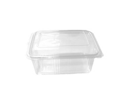 BOÎTE 500 ML CARRÉE AVEC COUVERCLE ATTACHÉ