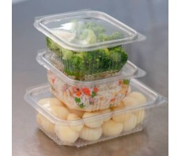 BOÎTE 750 ML CARRÉE AVEC COUVERCLE ATTACHÉ