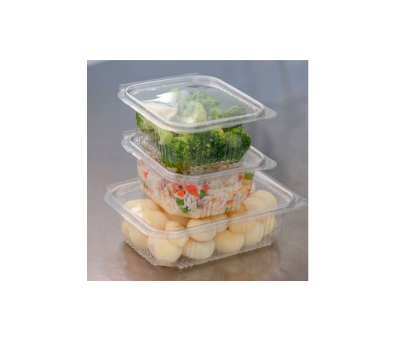 100 BOITE 1500 ML RETANGULAIRE AVEC COUVERCLE ATTACHÉ